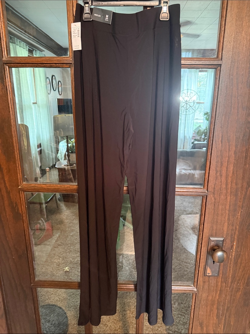 Maurices Black Wide-Leg Dress Pants